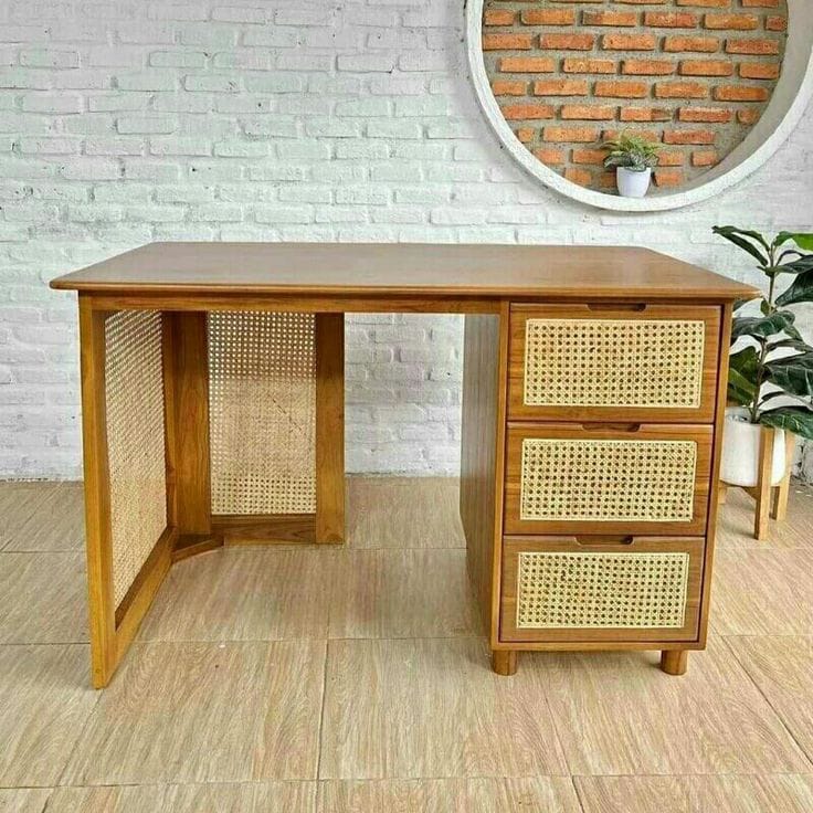 Bufet Minimalis Mix Rotan